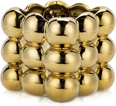 Image de Pots de fleurs en céramique 13 cm, style moderne, carrés