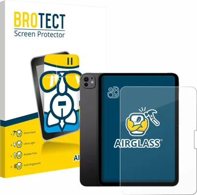 Produktbild von BROTECT Schutzglas für Apple iPad Pro 11" 2025 (Display+Kamera) Schutzfolie Panzer Folie Glas Display Schutz klar