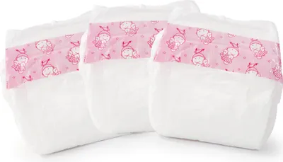 Produktbild von Bayer Design 73099AA Puppenwindeln 3er Pack, mit Muster, Puppenzubehör