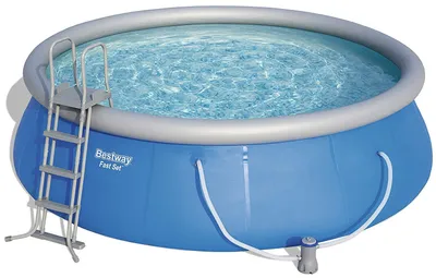 Obrázok produktu pre Bestway Fast Set 57289, 13807 L, Nafukovací bazén, Rebrík, Modrá, 46 kg