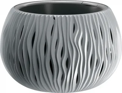Obrázek produktu pro Nohel Garden Obal na květník SANDY BOWL 2v1 plastový matný d18x14cm