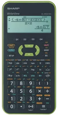 Produktbild von Sharp EL-W531XHGR, Hosentasche, Wissenschaftlich, Schwarz, Grün, Knöpfe, 96 x 32 Pixel, Dot-matrix
