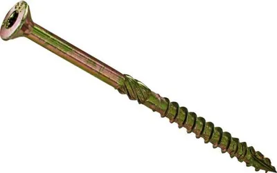 Produktbild von Zinkbeschichtete Stahlrahmenraketenvis mit Flachkopf, teilgewindet, 8x160, Packung zu 50