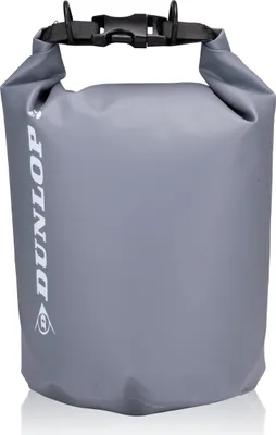 Produktbild von Dunlop Dry Bag 5L Wasserdichte Tasche - Rucksack Wasserdicht - Für Sport, Schwimmen, Radfahren - Grau
