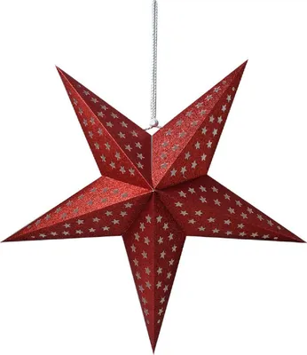Produktbild von Clayre & Eef 6PA0512LR Roter Weihnachtsstern 60x22x60 cm