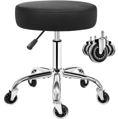 Image de Tabouret réglable sur roues, avec une rotation à 360°