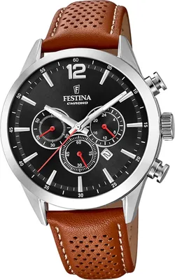 Immagine prodotto di Festina orologio da uomo in pelle marrone moda D2UF20542/6