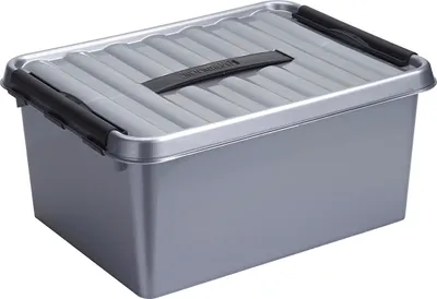 Produktbild von Sunware 78300628, Aufbewahrungsbox, Grau, Rechteckig, Kunststoff, Einfarbig, Drinnen
