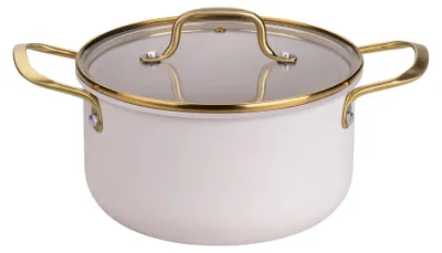 Obrázok produktu pre Fackelmann 66199, 3,4 L, Kolo, Béžová, Hliník, Keramický, Zlato