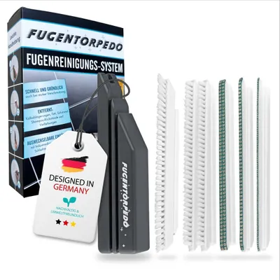 Produktbild von Fugenbürsten-Set für effektive Fliesenreinigung in Bad und Küche