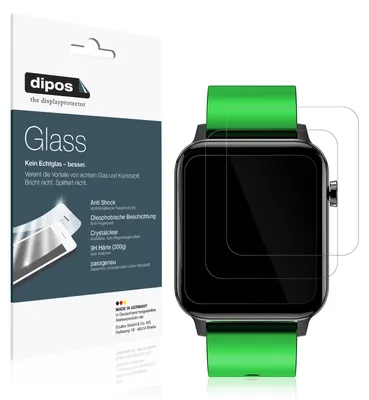 Obrázek produktu pro 2x ochranná fólie pro chytré hodinky Judneer 1,4" - anti-shock 9H fólie dipos Glass plastové sklo