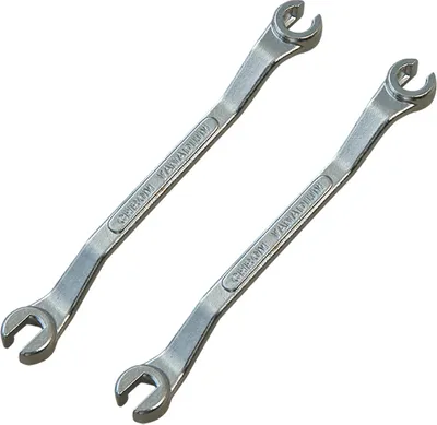 Image de 2 clés spéciales coudées pour conduites de frein 10x11 + 10x12mm