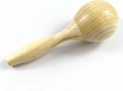 Obrázek produktu pro Dřevěné maracas - chrastítko, ruční perkusní nástroj, vzdělávací hračka pro dětské oslavy