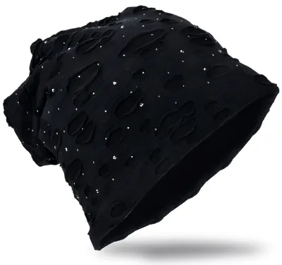 Produktbild von Beanie Muetze DestNieten Schwarz