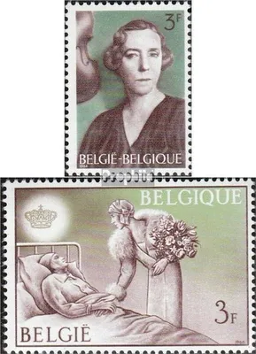 Produktbild von Briefmarken Belgien 1965 Mi 1423-1424 (kompl.Ausg.) postfrisch Königin Elisabeth