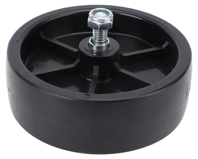 Image de Roue de support pour remorque de bateau de 6 pouces, capacité de charge de 1200lbs, en nylon et plastique, pour la partie avant de la remorque