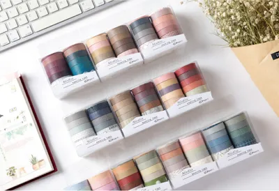 Zdjęcie produktu dla Seria Sweet Dream Washi Japońska taśma papierowa do scrapbookingu Rolki taśmy 2 metry do dekoracji DIY Dzienniki Scrapbooki Pakowanie prezentów