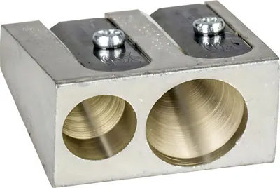 Zdjęcie produktu dla BRUNNEN 1029897 Ostrzałka "Metal" 2,5 x 2,5 x 1,3 cm