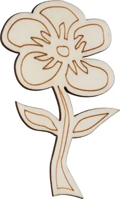 Produktbild von Hofmeister Holzwaren Geschenk Anhänger Tür Schild 'BLÜMCHEN' Fensterbild Kinder,   L87xB50xH3 mm, 27003
