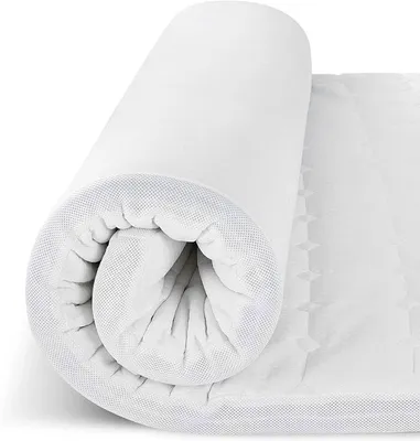 Zdjęcie produktu dla Nakładka na materac 140x200 cm, nakładka na materac z certyfikatem Öko-TEX, 7 cm nakładka na materac 140x200 cm, idealna do łóżek z pojemnikiem, materacy sprężynowych i sof wypoczynkowych