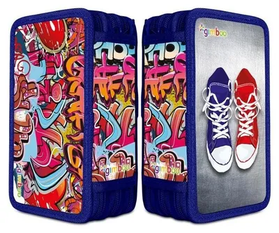 Obrázek produktu pro Školní penál s motivem graffiti – Gimboo
