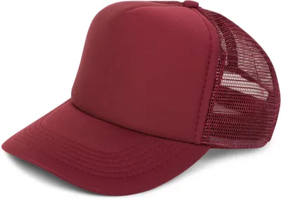 Produktbild von styleBREAKER Uni 5-Panel Trucker Cap mit Mesh-Einsatz | verstellbares Basecap mit Click Snap Verschluss | luftiges Netz Cap für Damen und Herren