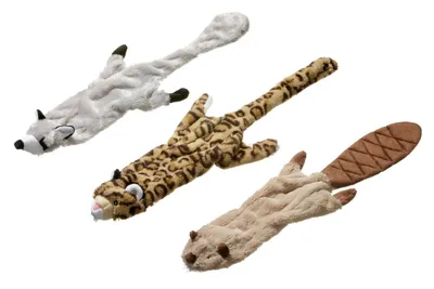 Produktbild von Karlie Plüschspielzeug "Wild Zoo" Biber, Fuchs, Leopard, Maße: 34 cm