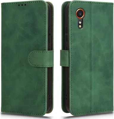 Produktbild von Samsung Galaxy Xcover 7 Hülle - Coverup Klapphülle - Grün