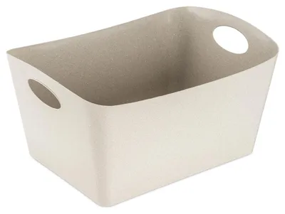 Zdjęcie produktu dla koziol BOXXX L, Schowek, Piaskowy, Prostokątny, Celuloza, Tworzywo sztuczne pochodzące z recyklingu, Monochromatyczny, 15 l