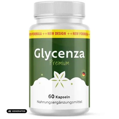 Produktbild von Glycenza Premium Kapseln | Für Balance im Alltag | 60 Kapseln, KI-generiertes Bild