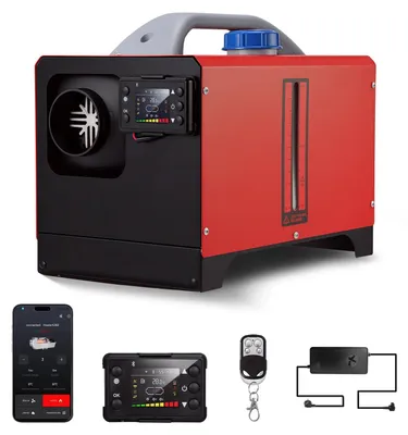 Immagine prodotto di Riscaldatore diesel portatile - Riscaldatore per caravan - Riscaldatore per camper - Stufa per garage - Potenza: 8 kW