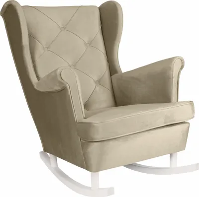 Produktbild von Křeslo Schaulk Křeslo do obývacího pokoje Velvet lounge chair Televizní křeslo Relaxační křeslo Křeslo do obývacího pokoje Křeslo ke kávě Křeslo, 102 x 81 x 95 cm, béžová barva