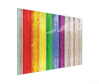 Produktbild von Glasschneidebrett aus gehärtetem Glas 40x30 cm, Herdabdeckplatte, stoß-, hitzebeständig & hygienisch