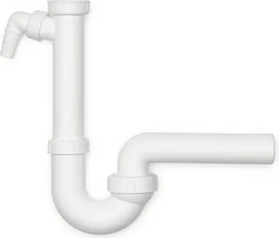 Produktbild von Naber Kugelgelenksiphon 1, 11/2' x Ø 50 mm - Montagematerial