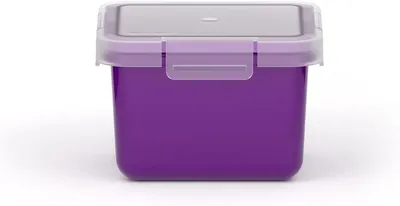 Productafbeelding van Voedselcontainer - Bewaarbox - Maaltijden n - 100% Waterdicht - 0.4 L - Lila