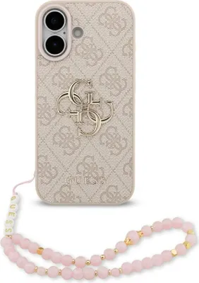 Image de Étui Guess 4G Strap 4G Classic Logo Pour Iphone 17 - Różowe