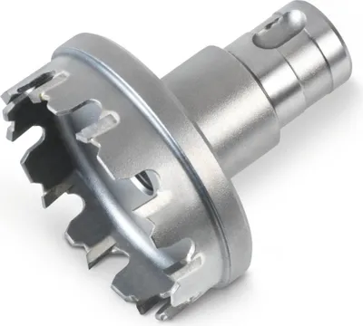 Immagine prodotto di Sega a tazza Fein con punta in metallo duro e supporto QuickIN PLUS, 63131065010