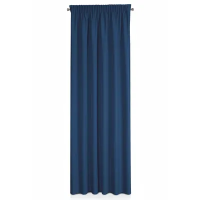 Obrázok produktu pre Hotový dekoračný záves s riasiacou páskou - Rita, tmavomodrý 140 x 270 cm