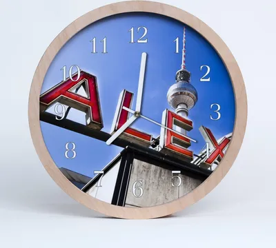 Produktbild von Holzuhr 20fi cm wanduhr - Stadt Denkmal