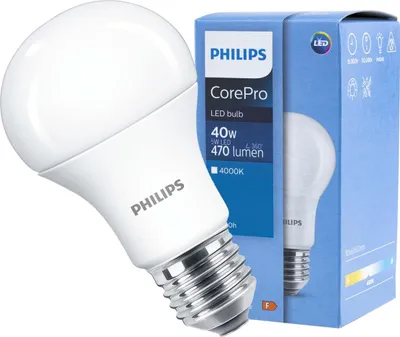 Produktbild von Philips CorePro LED 8718696577790, 5 W, 40 W, E27, 470 lm, 15000 h, Kaltweiße