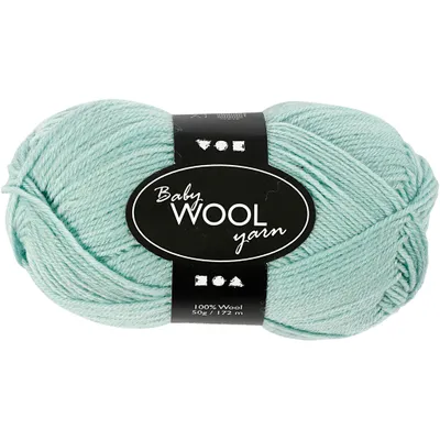 Produktbild von Creativ Company 41352, Baby, Grün, Wolle, 172 m, 50 g