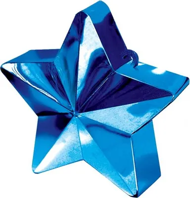 Image de amscan Poids pour ballon étoile bleu 170 g