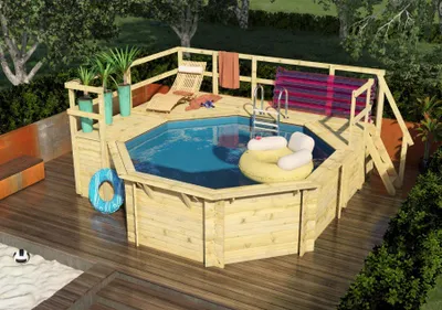 Produktbild von Karibu Pool Modell 1 A-F
