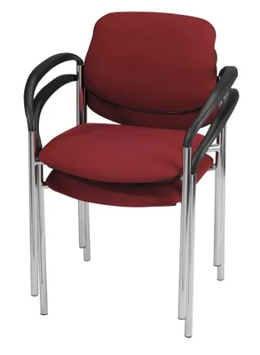 Produktbild von Nowy Styl Besucherstühle Styl bordeaux Stoff 2 St.