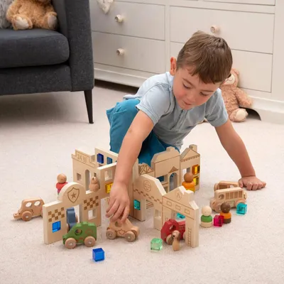 Immagine prodotto di Giocattolo di legno TickiT Città Scoperta Divisori - giocattolo educativo