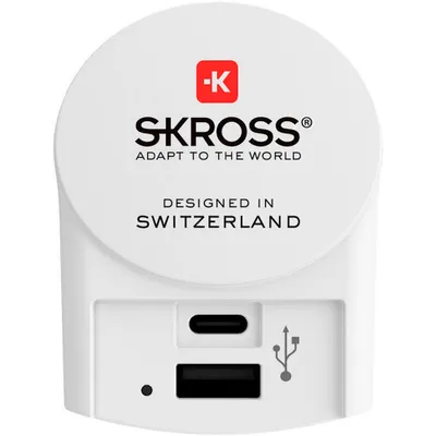 Image de SKROSS 00187174 Chargeur USB Euro (AC) Adaptateur SKROSS