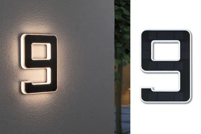 Produktbild von Paulmann Solar LED Hausnummernleuchte Nummer 9