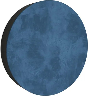 Imagen del producto de Pack de 6 paneles acústicos de terciopelo Cinematic CIRCLES, 50x50x4,3, azul