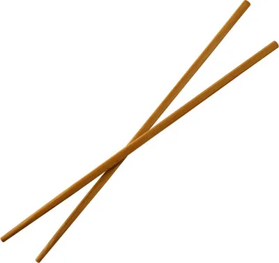 Produktbild von Bambus Essstäbchen 5 Paar = 10 Stück (L 24 cm)