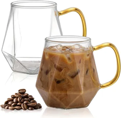 Image de Ensemble de 5 verres à café en verre borosilicaté